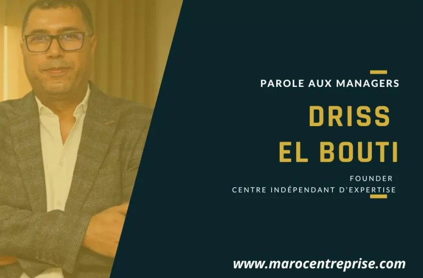 Driss EL BOUTI : De l’ingénierie à l’entrepreneuriat, un parcours de défis et de réussites